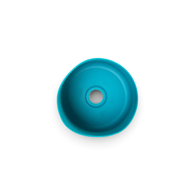 Capa protetora de silicone para garrafa Owala 946ml na cor Blue Green
