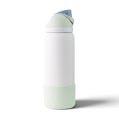 Capa protetora de silicone para garrafa Owala 946ml (32oz) na cor verde claro