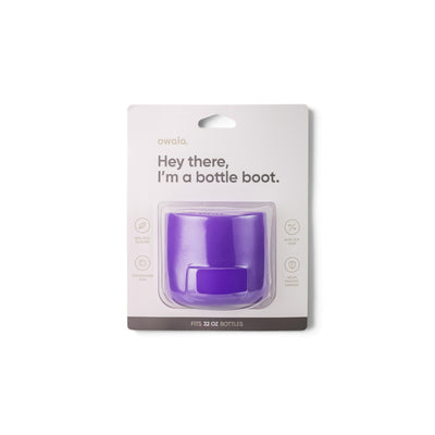 Capa protetora de silicone para garrafa Owala na cor Violet