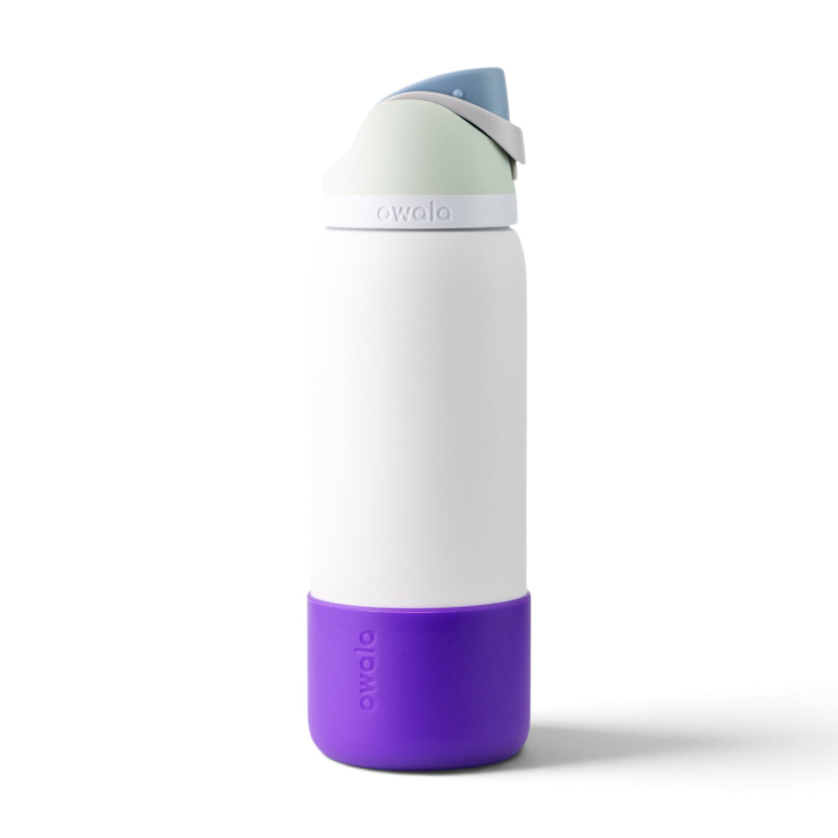 Capa protetora de silicone para garrafa Owala na cor Violet