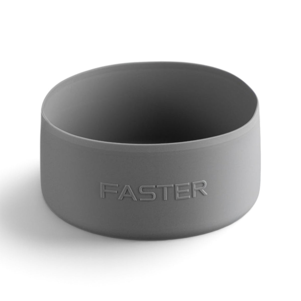 Case Silicone GIG Faster Cinza, vista frontal, exemplo de personalização