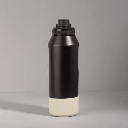 Capa Vyta PACCO 1200ml elegante em silicone ecológico para proteção de garrafa.