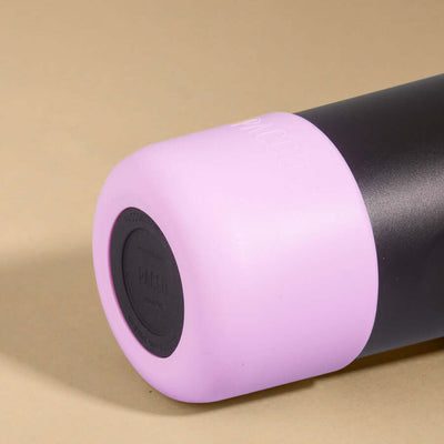 Capa Vyta PACCO 500ml de silicone rosa para proteção de garrafas
