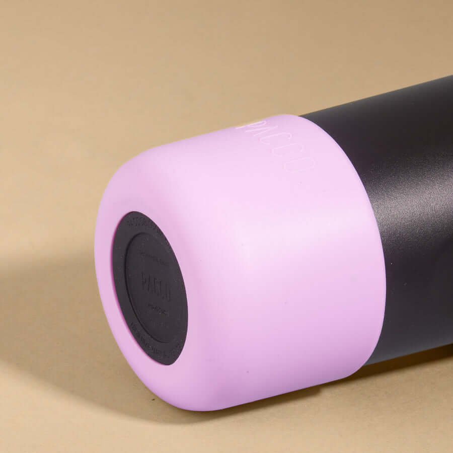 Capa Vyta PACCO 500ml de silicone rosa para proteção de garrafas
