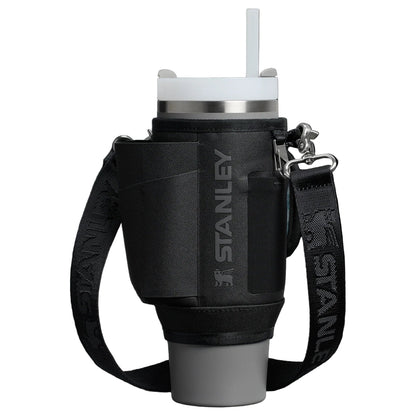 Bolsa para Copo Quencher Stanley 887ml – Carry All em poliéster reciclado, destacando design moderno e funcional para transporte seguro.