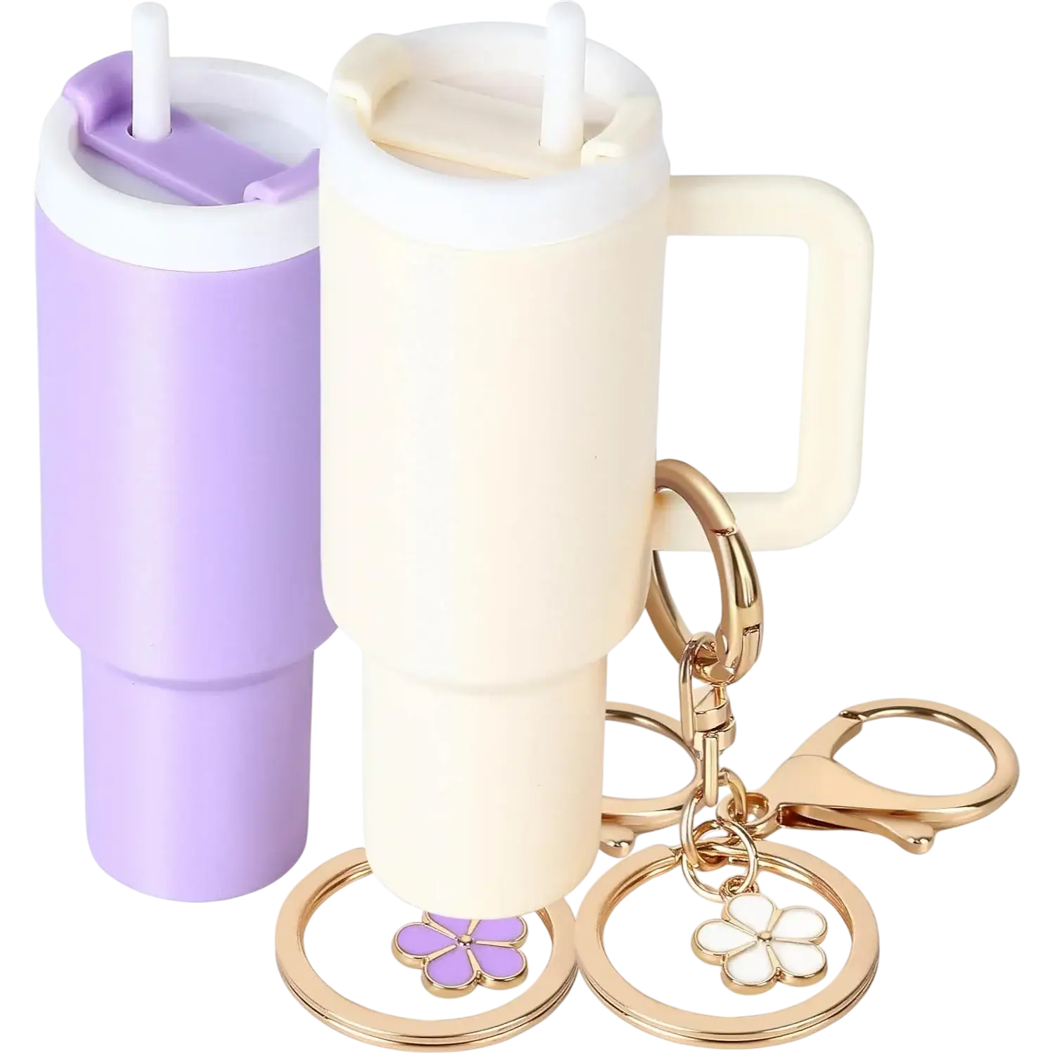 Chaveiro Copo Stanley Quencher em cores exclusivas, com design Quencher icônico, disponível para coleção ou combinação.