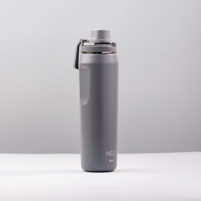 Garrafa Térmica PACCO Vyta 650ml em aço inox, design elegante, alto desempenho térmico, conserva bebidas quentes e frias.