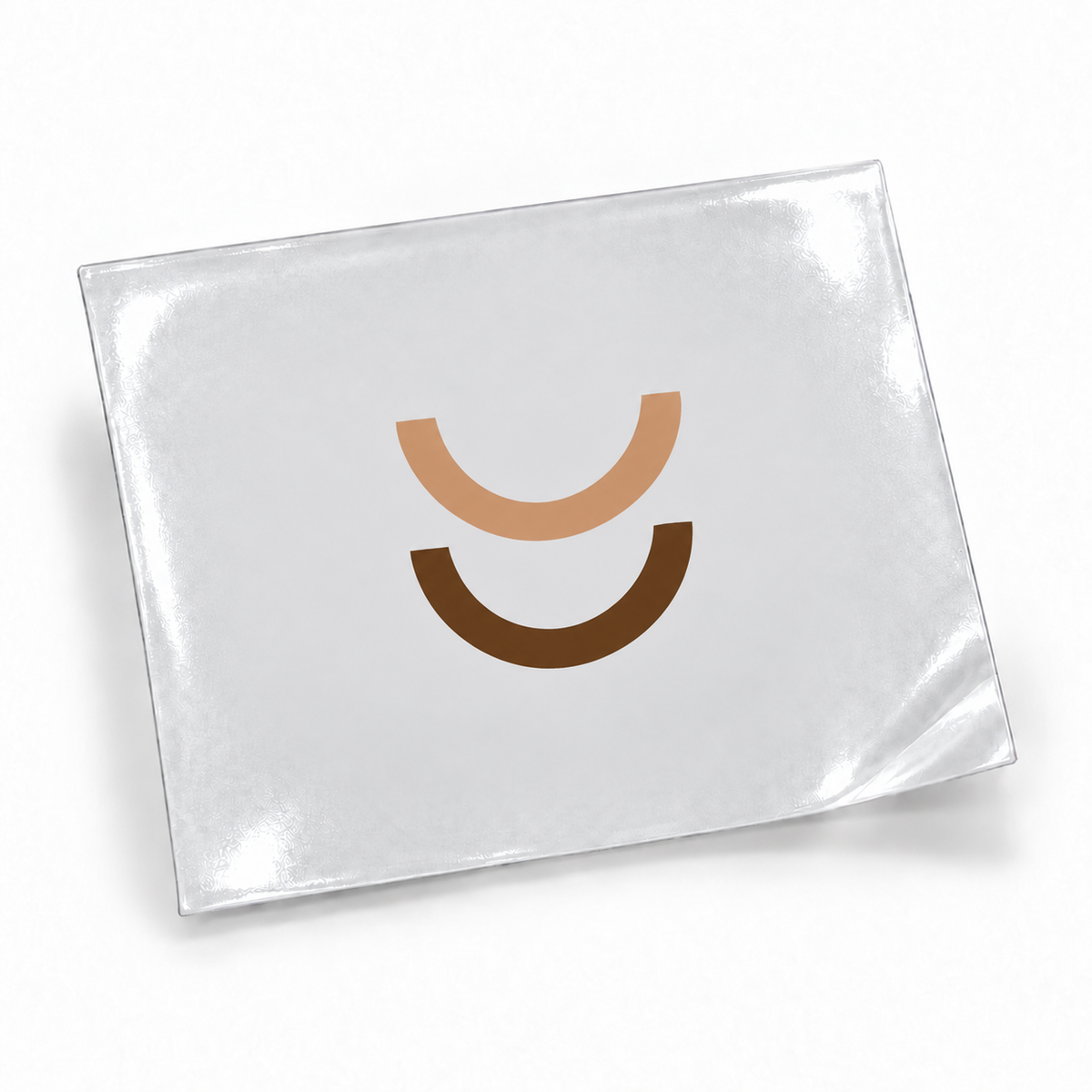 Arcos caramelo — sticker UV DTF individual com verniz — apresentação
