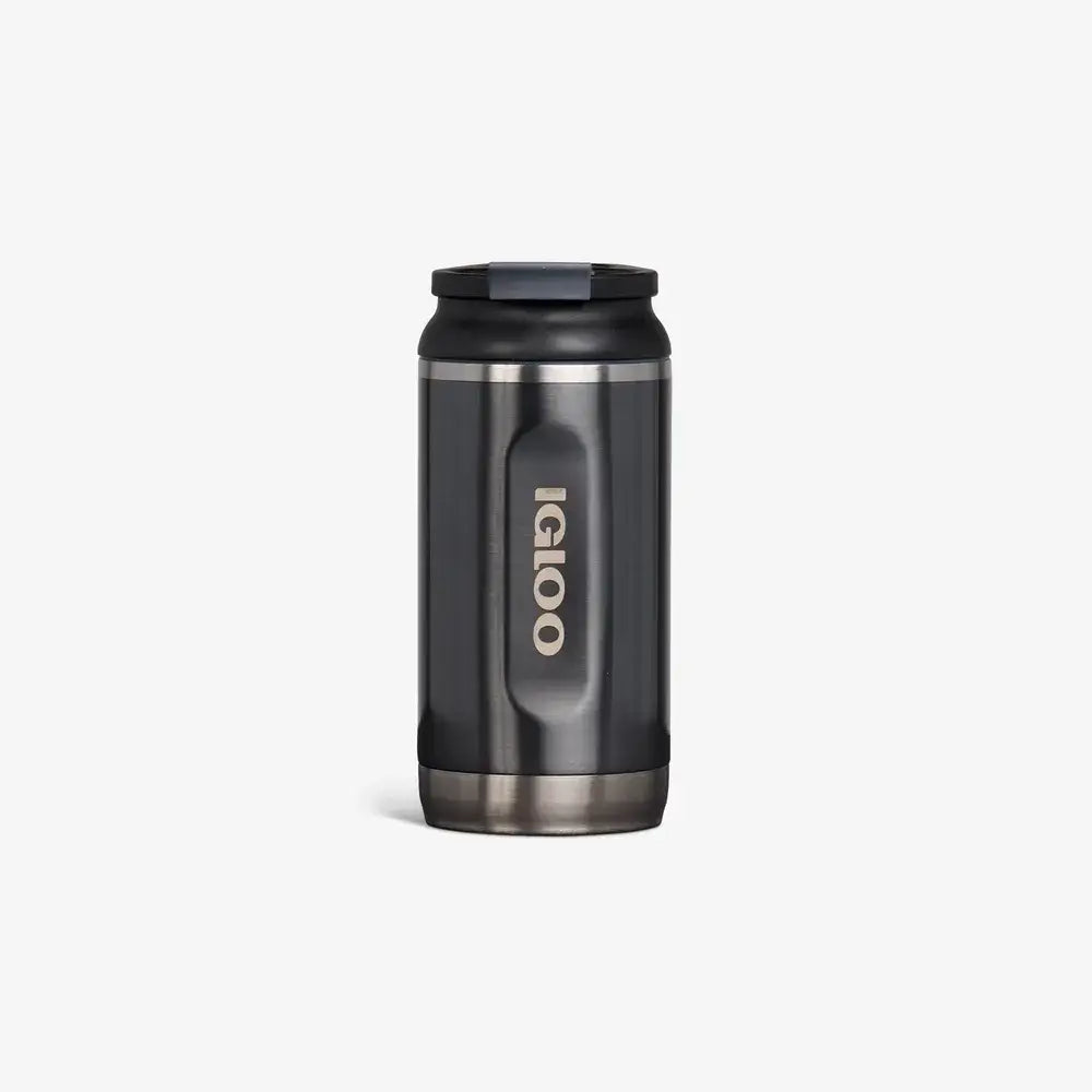 Garrafa Térmica Igloo 12oz - 350ml em aço inox, compacta e durável, ideal para manter bebidas na temperatura perfeita.