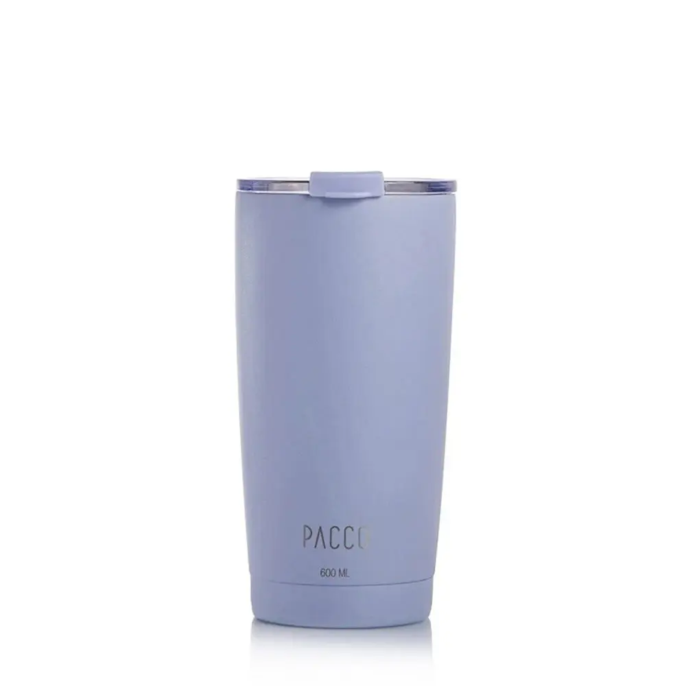 Copo Térmico PACCO ThermoCup 600ml com isolamento térmico avançado, ideal para bebidas frias e quentes, em cor elegante.