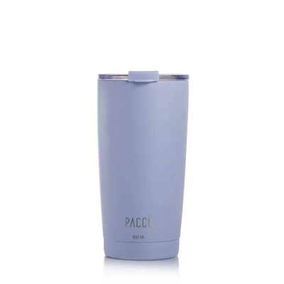 Copo Térmico PACCO ThermoCup 600ml com isolamento térmico avançado, ideal para bebidas frias e quentes, em cor elegante.