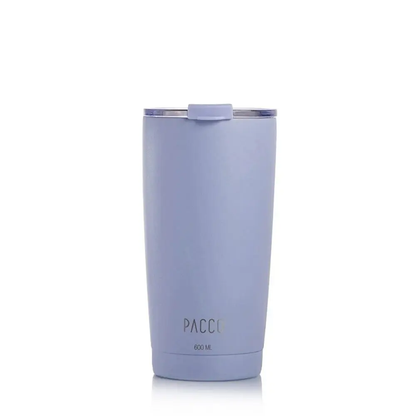 Copo Térmico PACCO ThermoCup 600ml com isolamento térmico avançado, ideal para bebidas frias e quentes, em cor elegante.