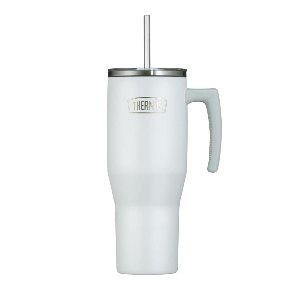 Copo Térmico com canudo Thermos - 1100ml na cor Branca