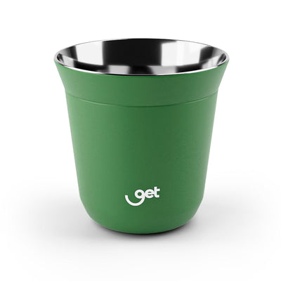 Copo Térmico Goldentec Get Espresso 80 ml Menta, vista frontal
