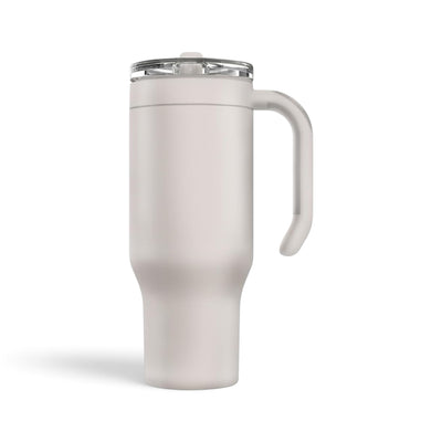 Copo térmico Life Gocase 880ml na cor creme