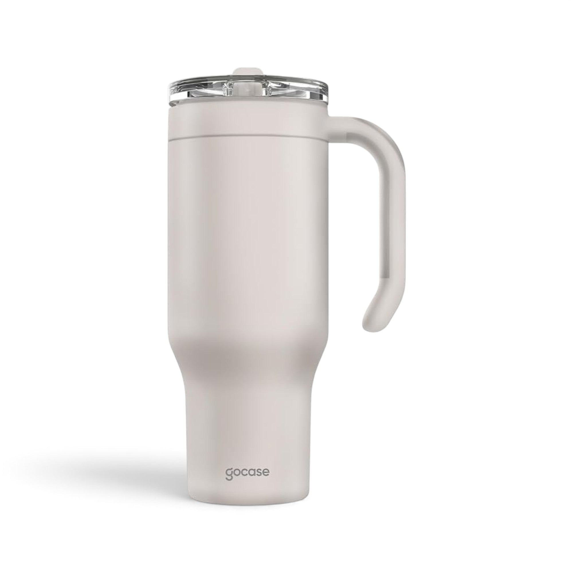 Copo térmico Life Gocase 880ml na cor creme
