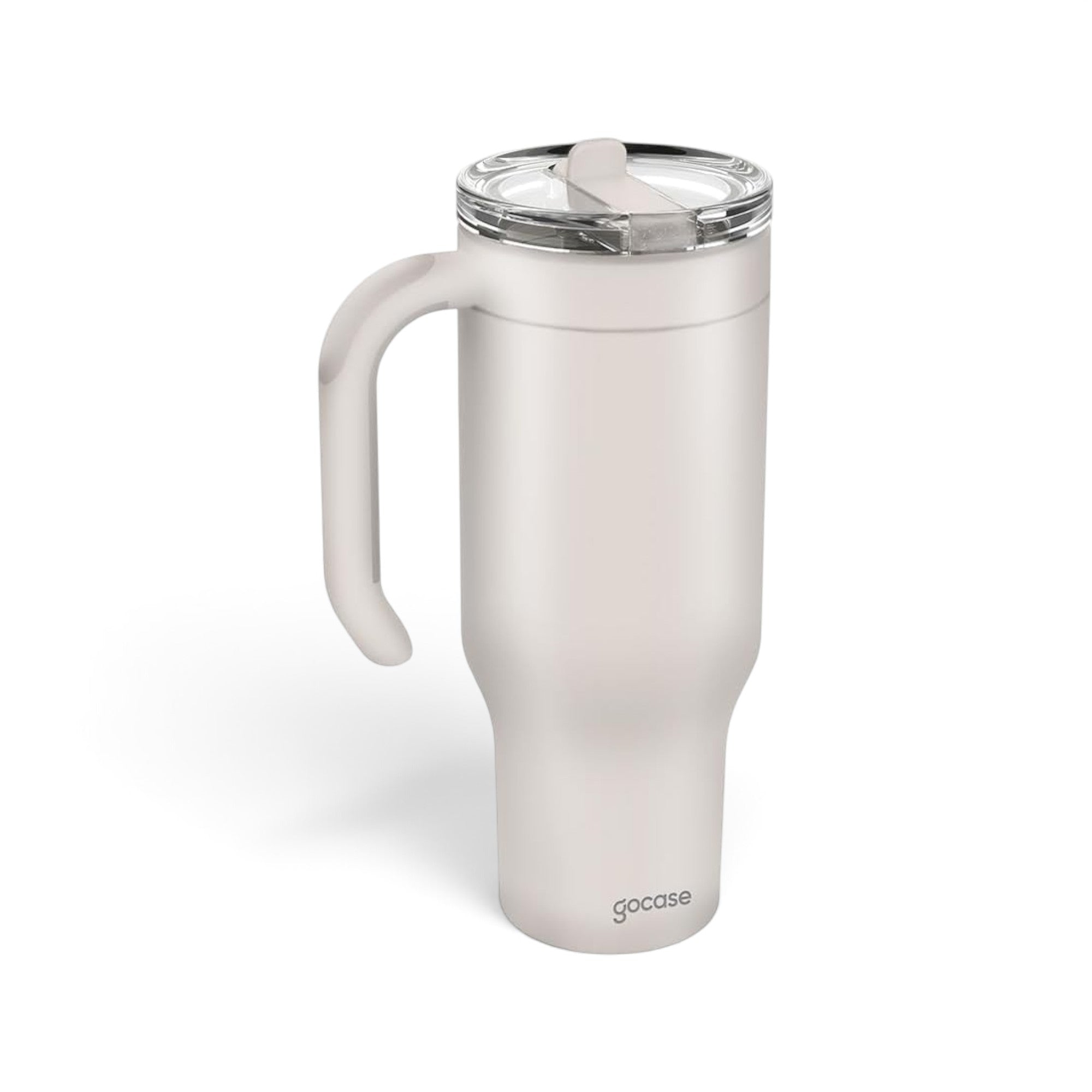 Copo térmico Life Gocase 880ml na cor creme