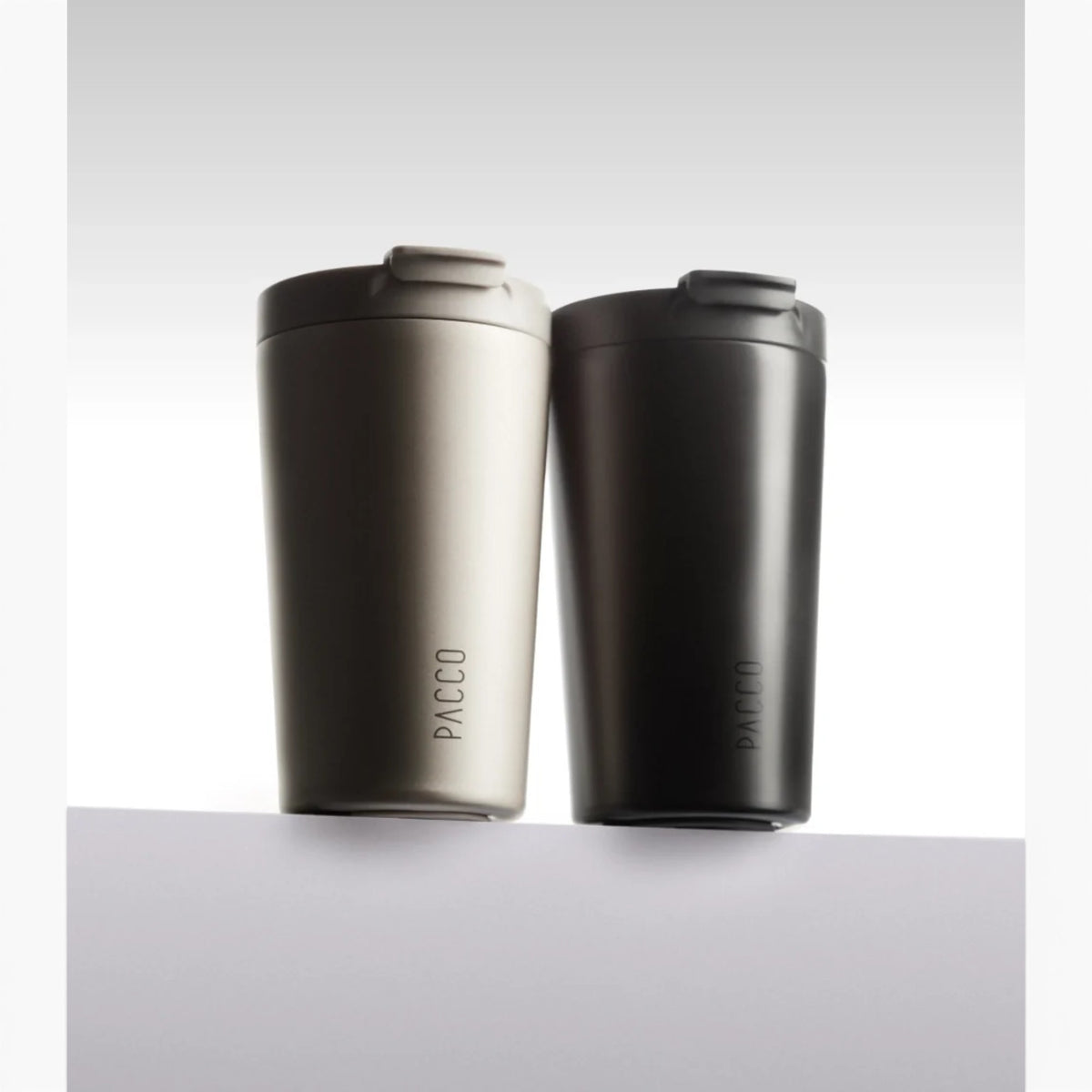Copo térmico Nomad 410ml PACCO na cor Grafite