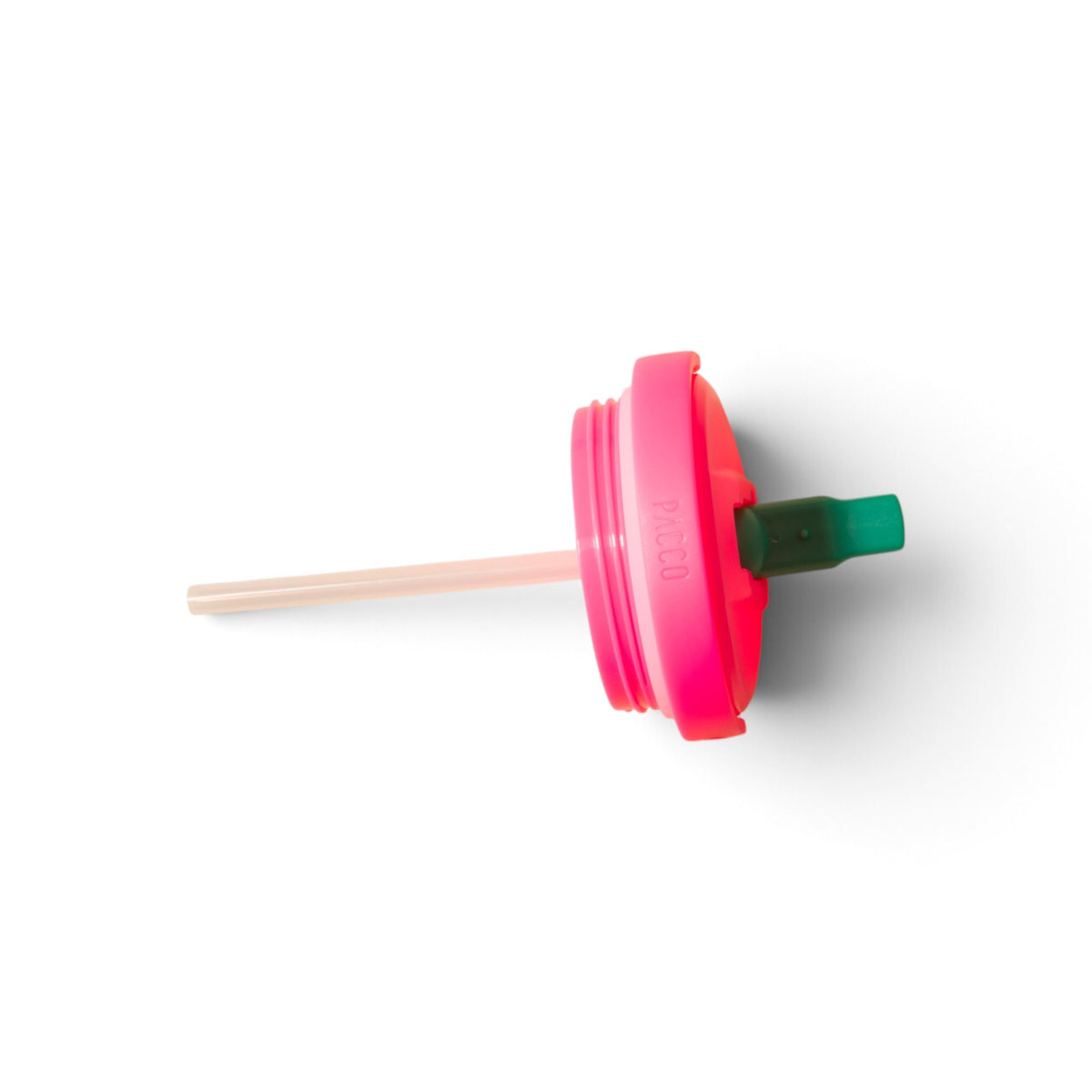 Copo Térmico PACCO SuperCup Mini 410 ml Esmeralda, detalhe da tampa
