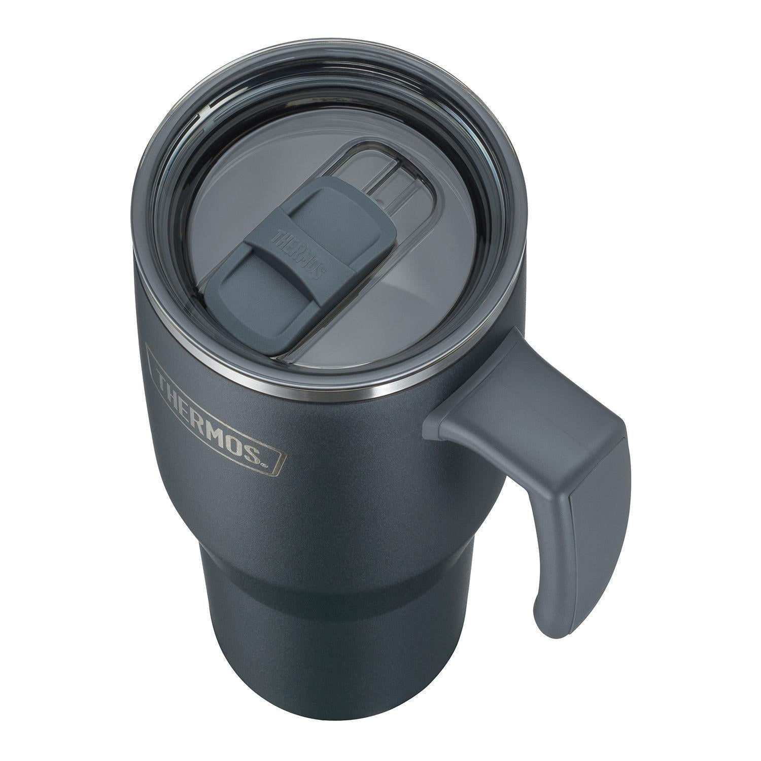 Thermos Copo Térmico Aruba com Canudo -1,1L, ideal para manter bebidas geladas ou quentes, fabricado em aço inoxidável com isolamento térmico.