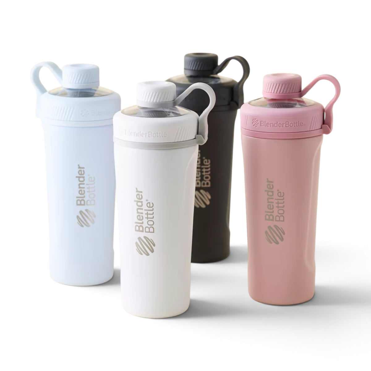 Coqueteleira Blender Bottle Radian 770 ml Azul Artico, cores disponíveis lado a lado