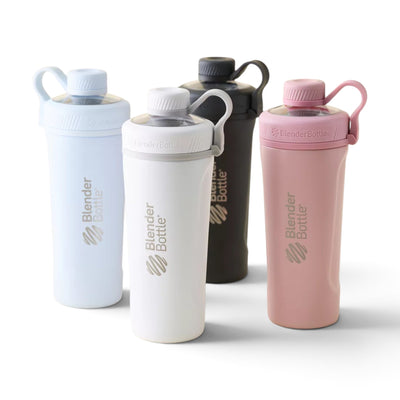 Coqueteleira Blender Bottle Radian 770 ml Black, kit com os itens juntos