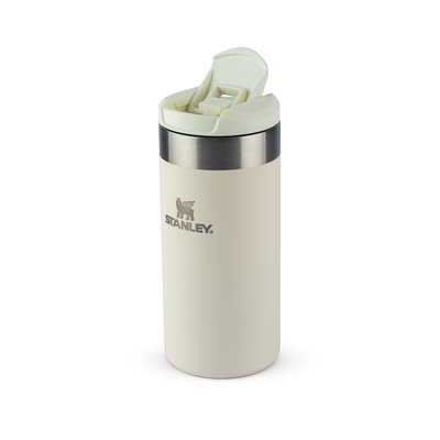 Garrafa Térmica Aerolight Transit | 354ml branca, ideal para bebidas, com design compacto e isolamento térmico eficaz.