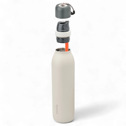Garrafa Térmica Owala Twist - 710ml | 24oz com bico FreeSip 2 em 1 e isolamento triplo em aço inox, tampa à prova de vazamentos.