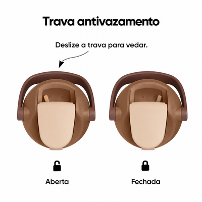 Garrafa Térmica Owala FreeSip Sway 887 ml — Plaid and Simple — Detalhe funcional