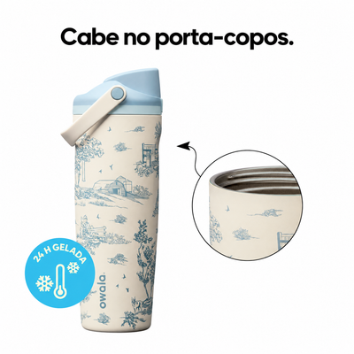 Garrafa Térmica Owala FreeSip Sway 887 ml — Toile Be Home — Detalhe funcional