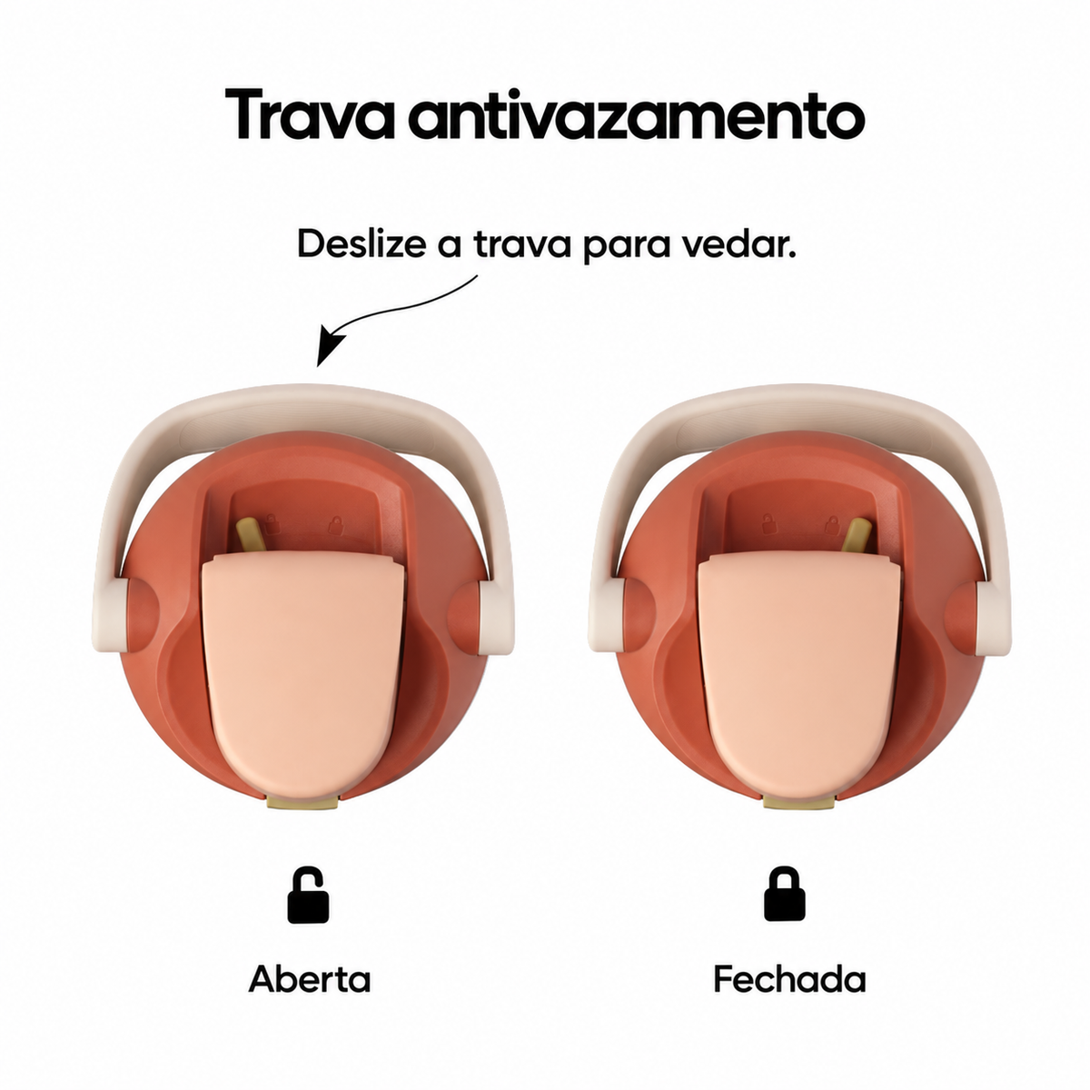 Garrafa Térmica Owala FreeSip Sway 887 ml — Woodland Boho — Detalhe funcional