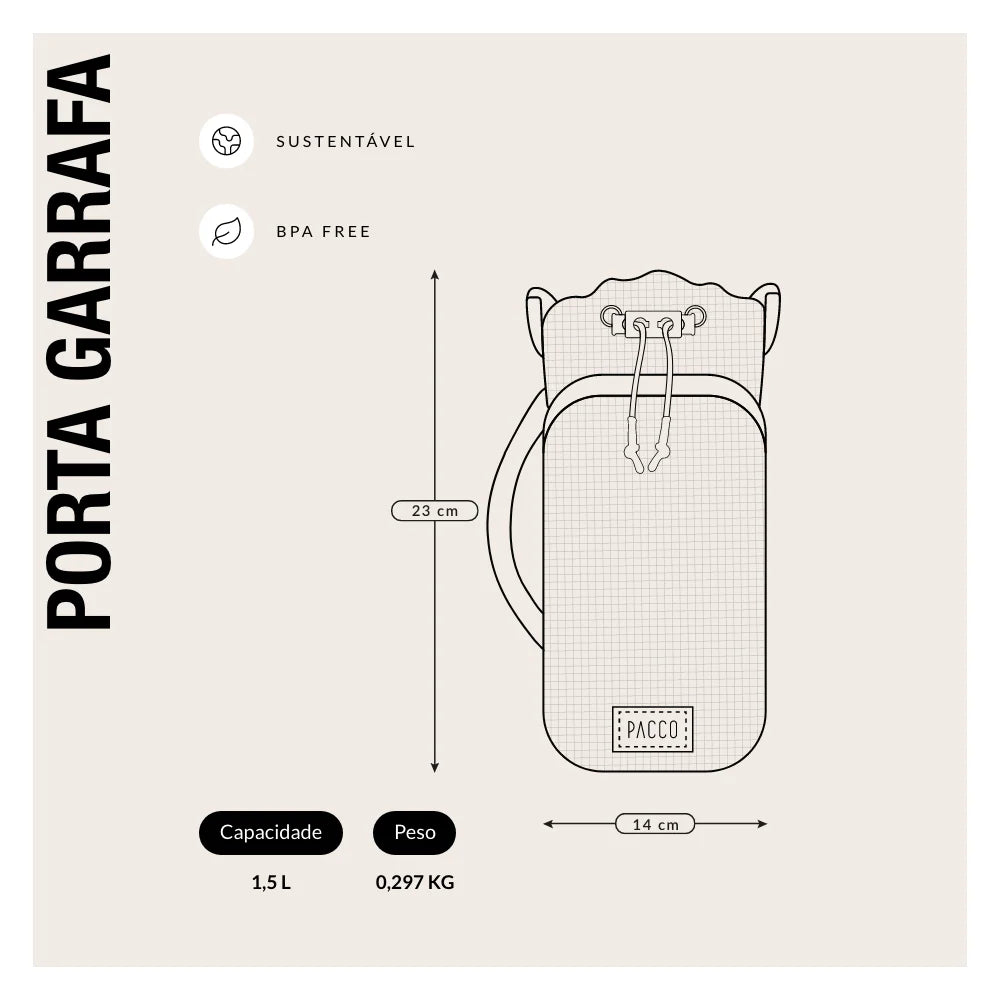Bolsa Porta Garrafa PACCO