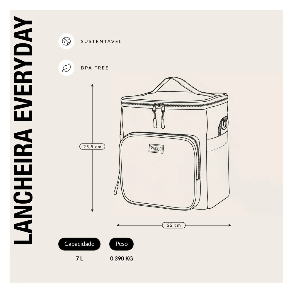 Lancheira Térmica Everyday PACCO