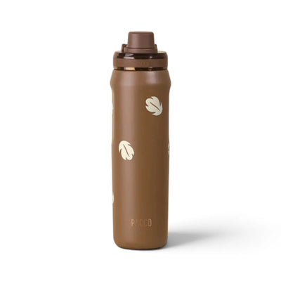 Garrafa Térmica PACCO Vyta 650ml Folhas Creme Chocolate
