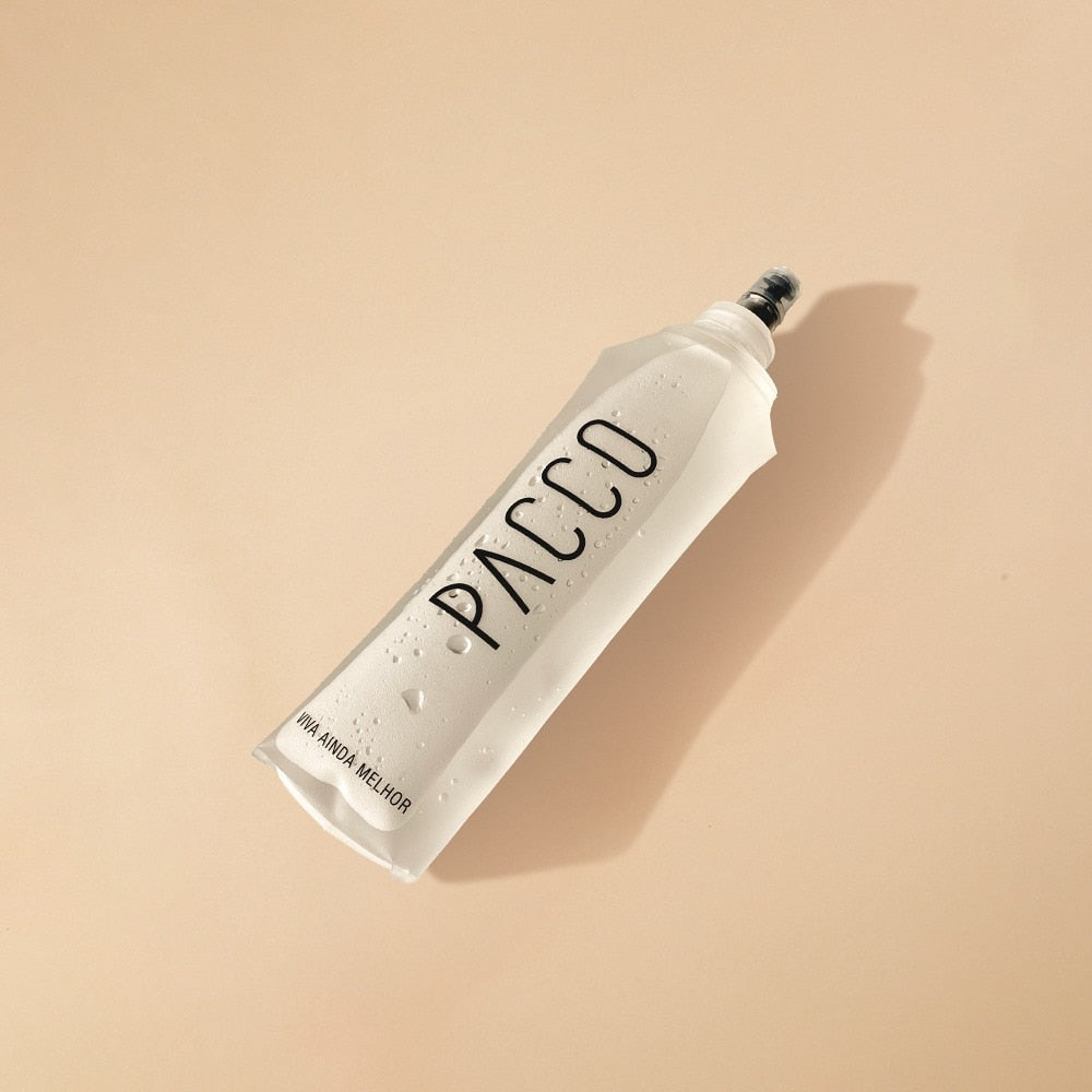 Garrafa Soft Bottle 500ml PACCO na cor Branca
