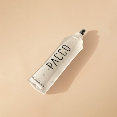 Garrafa Soft Bottle 500ml PACCO na cor Branca
