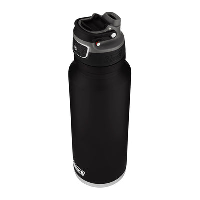 Garrafa Térmica 1,2 L FreeFlow AUTOSEAL® Coleman Preta, vista de cima com tampa fechada