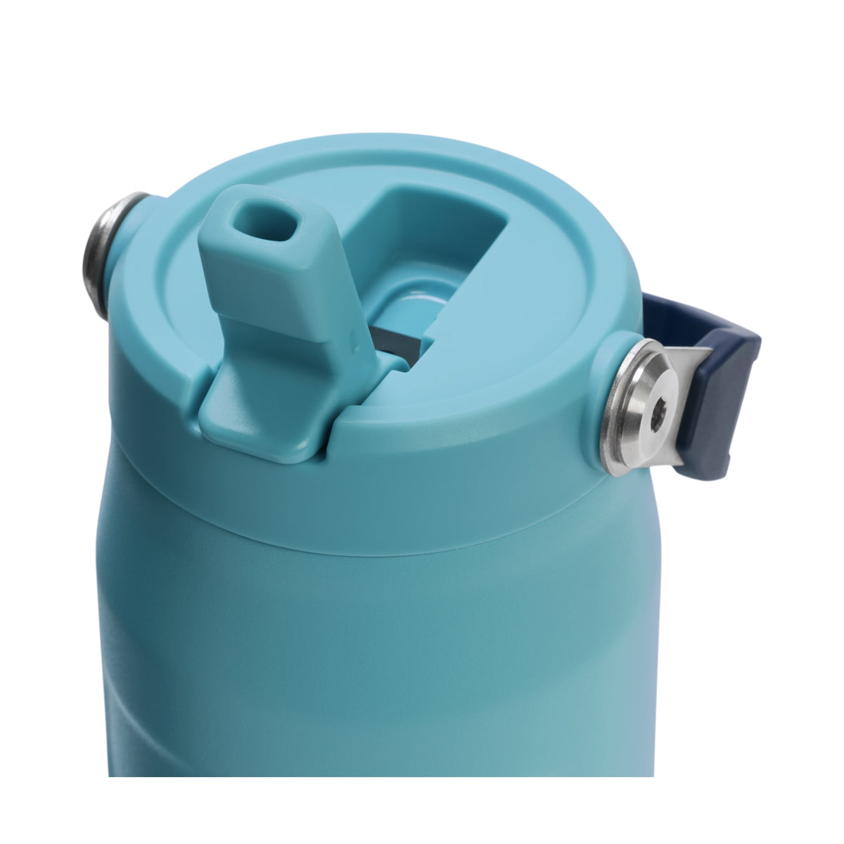 Garrafa Térmica Aerolight Flip Straw Stanley 710 ml Agave, detalhe do bico ou canudo