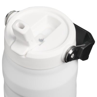 Garrafa Térmica Aerolight Flip Straw Stanley 710 ml Chalk, detalhe do bico ou canudo