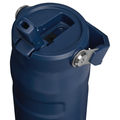 Garrafa Térmica Aerolight Flip Straw Stanley 710 ml Dark Navy, detalhe da tampa