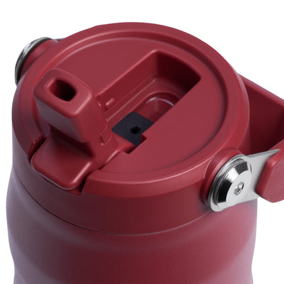 Garrafa Térmica Aerolight Flip Straw Stanley 710 ml Gilded Pomegranate, detalhe do bico ou canudo