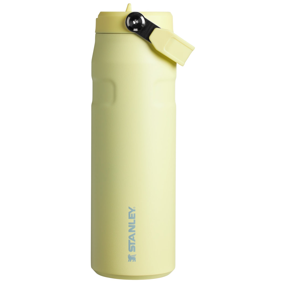 Garrafa Térmica Aerolight Flip Straw Stanley 710 ml Pomelo, vista frontal com tampa fechada