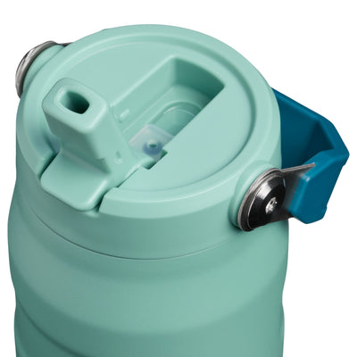 Garrafa Térmica Aerolight Flip Straw Stanley 710 ml Spring Green, detalhe da tampa