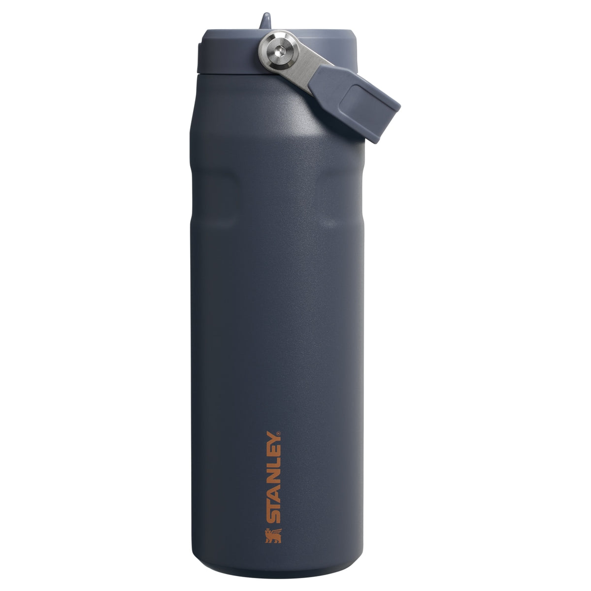 Garrafa Térmica Aerolight Flip Straw Stanley 710 ml Twilight, vista frontal com tampa fechada