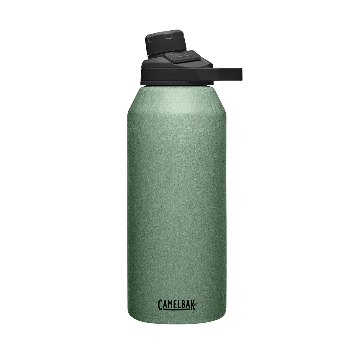 Garrafa Térmica Camelbak Chute Mag 1200 ml Verde, vista frontal com tampa fechada