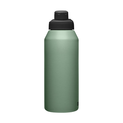 Garrafa Térmica Camelbak Chute Mag 1200 ml Verde, vista frontal com tampa fechada, foto 6 de 12