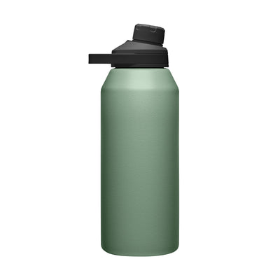 Garrafa Térmica Camelbak Chute Mag 1200 ml Verde, vista frontal com tampa fechada, foto 7 de 12