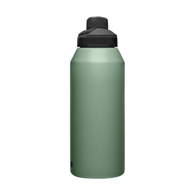 Garrafa Térmica Camelbak Chute Mag 1200 ml Verde, vista frontal com tampa fechada, foto 8 de 12