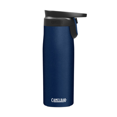 Garrafa Térmica Camelbak Forge Flow 600 ml Azul, vista frontal com tampa fechada