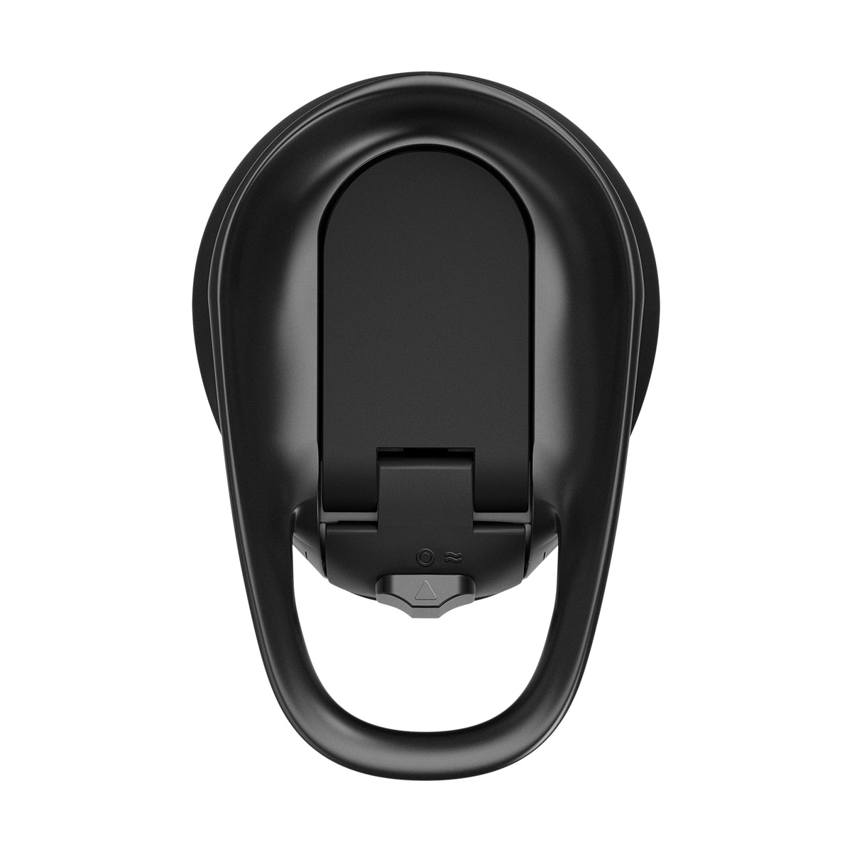 Garrafa Térmica Camelbak Forge Flow 600 ml Preta, vista de cima com tampa fechada, foto 10 de 35